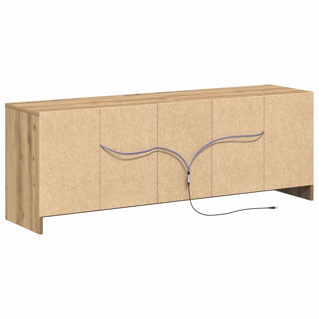 TV egységek 139,5 x 34 x 50 cm Barna Szerelt fa