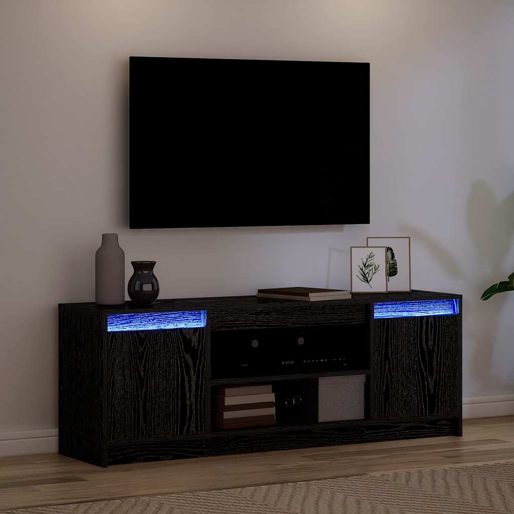 TV egységek 139,5 x 34 x 50 cm Fekete Szerelt fa