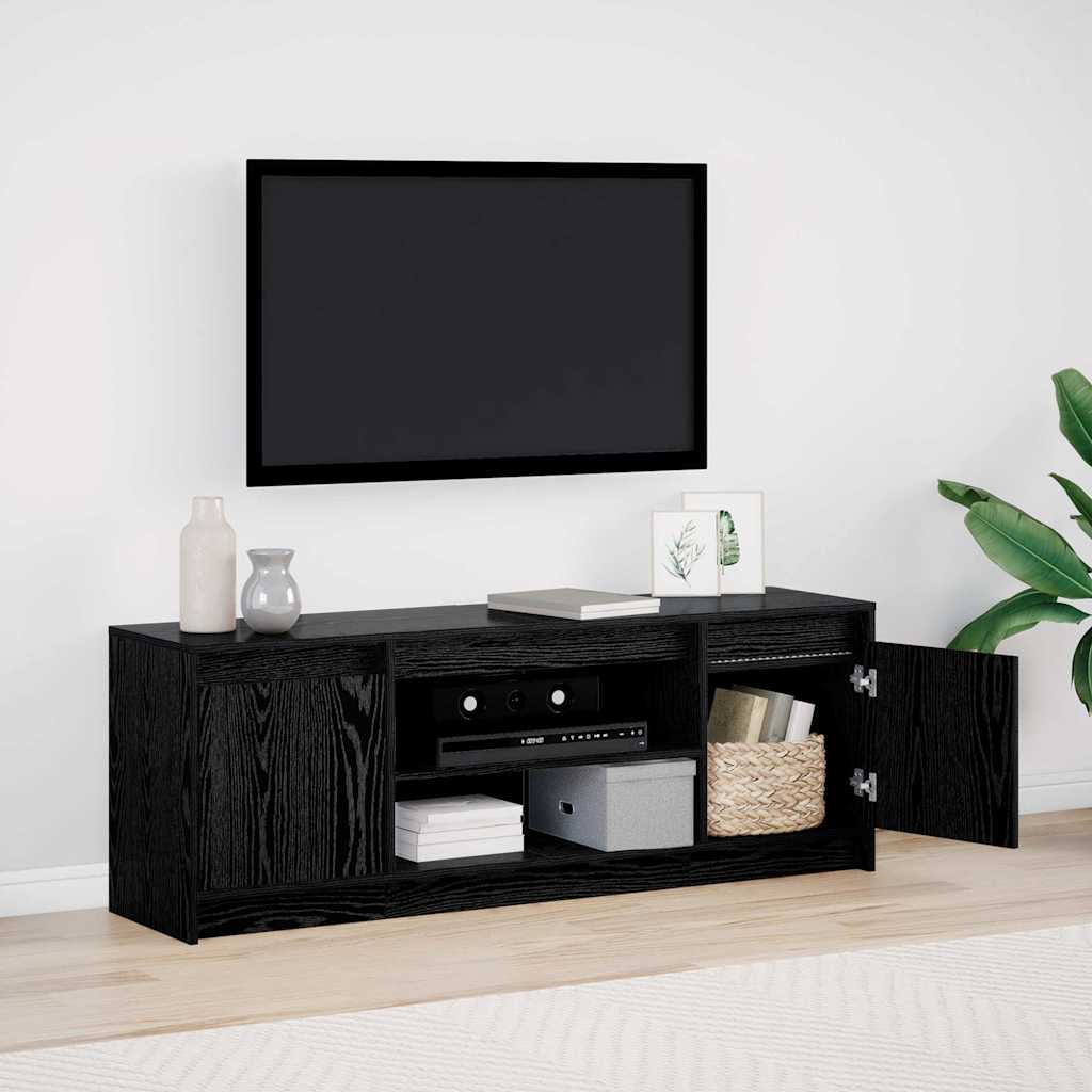 TV egységek 139,5 x 34 x 50 cm Fekete Szerelt fa