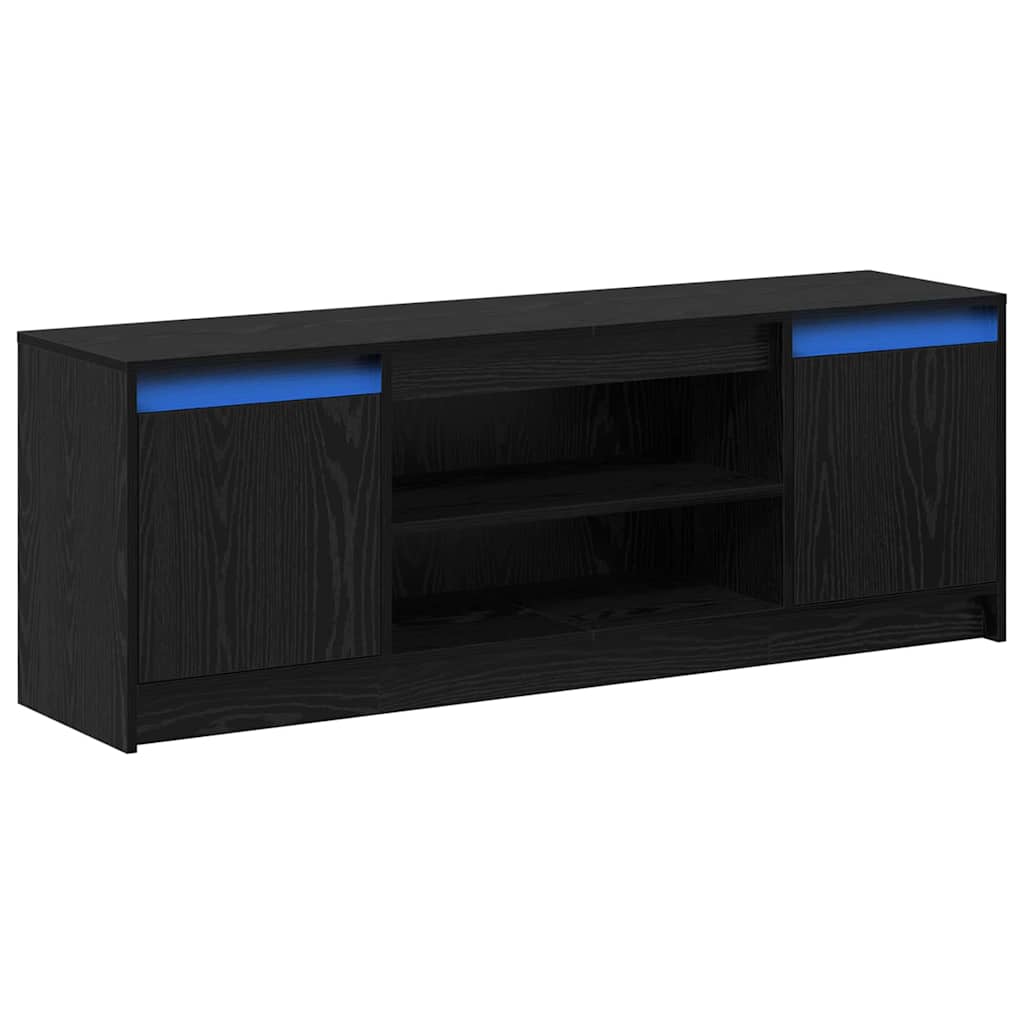 TV egységek 139,5 x 34 x 50 cm Fekete Szerelt fa
