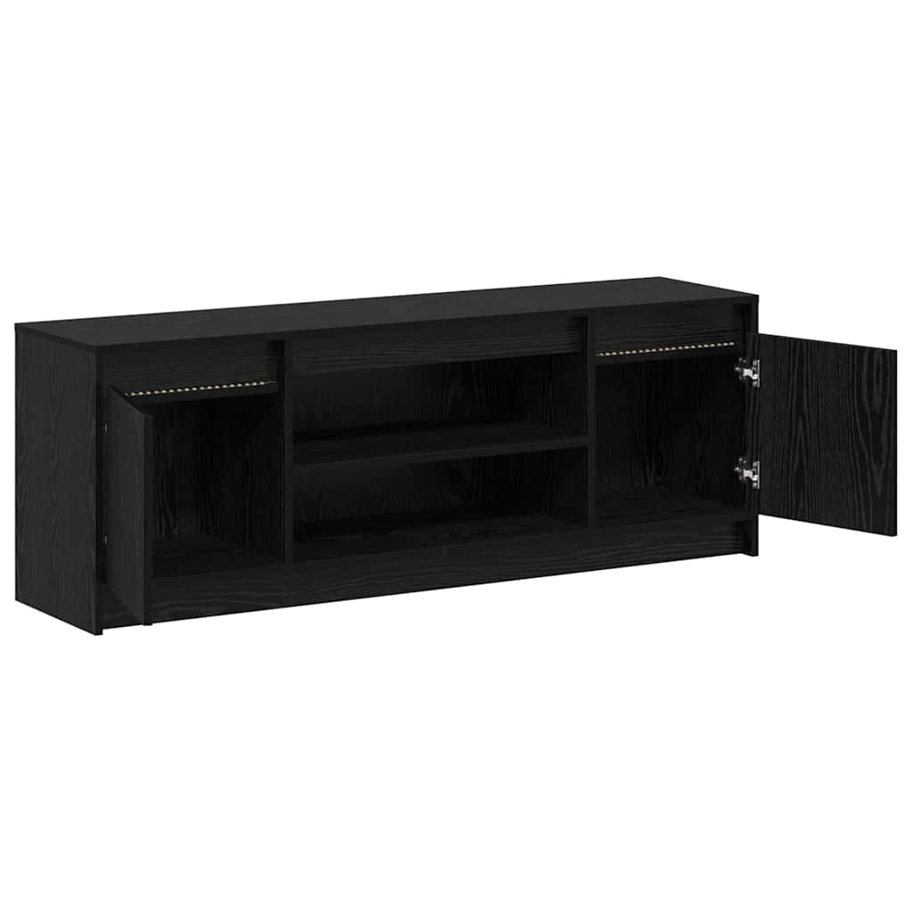TV egységek 139,5 x 34 x 50 cm Fekete Szerelt fa