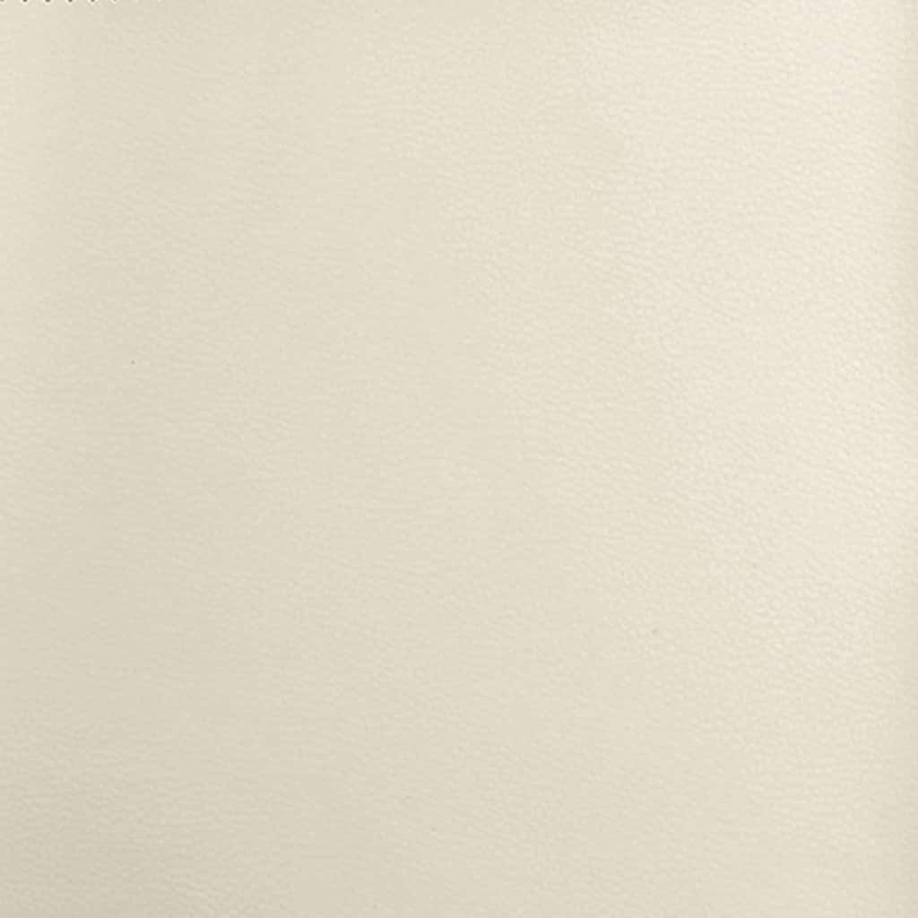 Ágykeret matracmal Krém 200 x 200 cm szövet