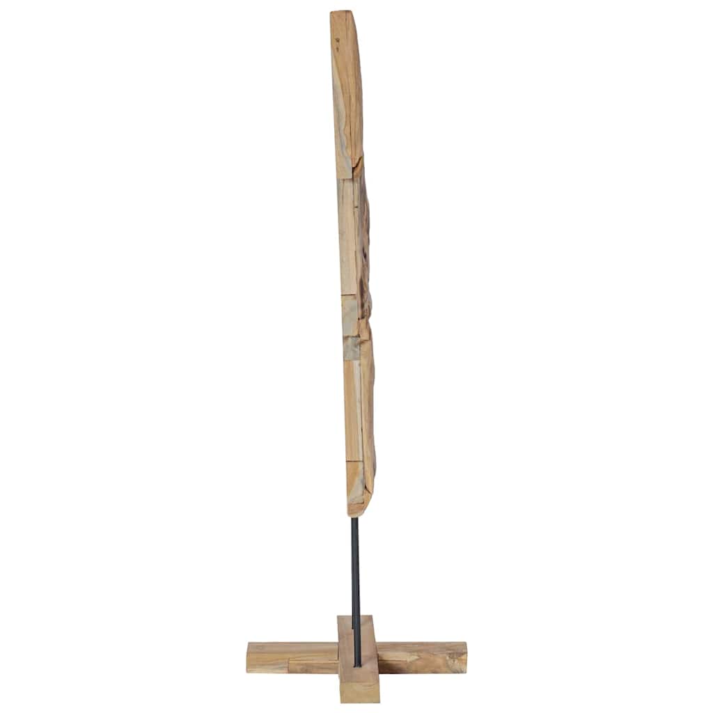 Karácsonyfa állvánnyal Barna 120 cm Tömör tíkfa