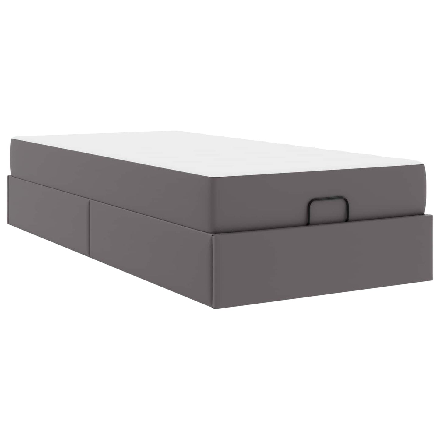 Ágykeret matraccal Egyéb 2 pcs Szürke PVC