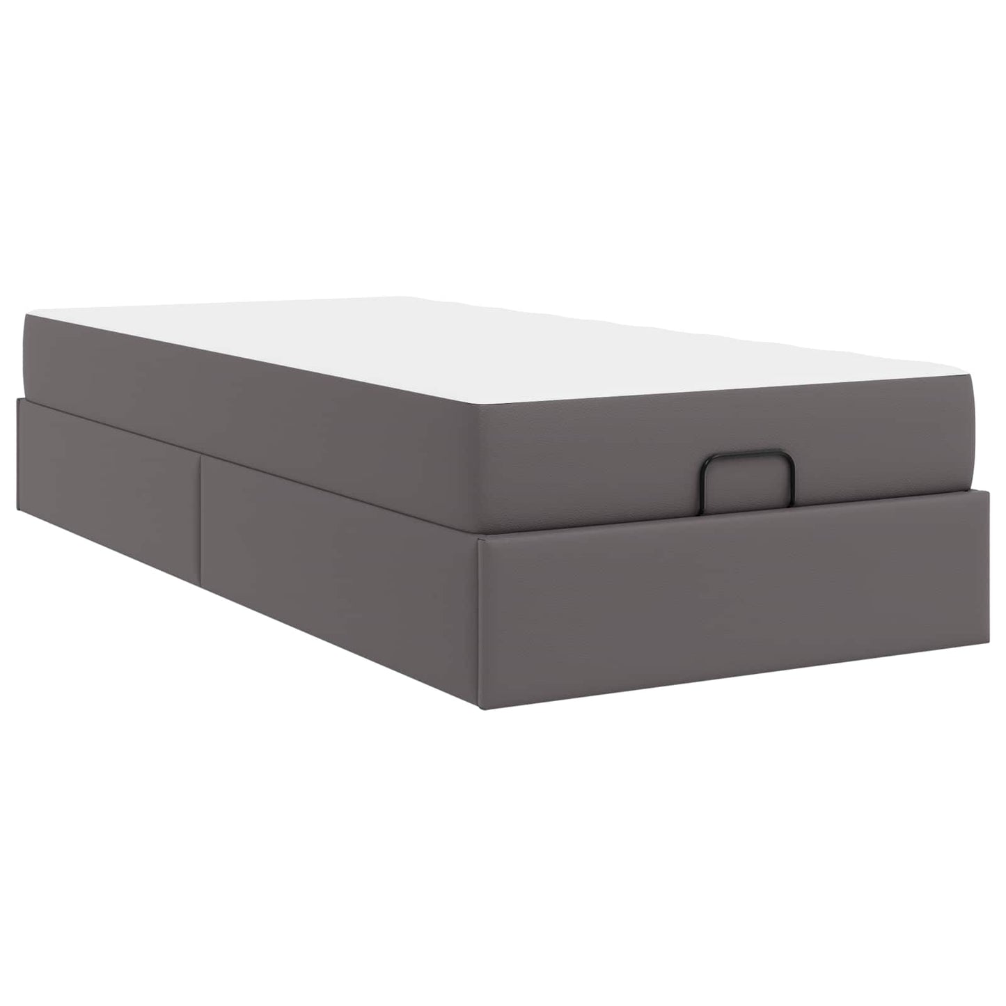 Ágykeret matraccal Egyéb 2 pcs Szürke PVC