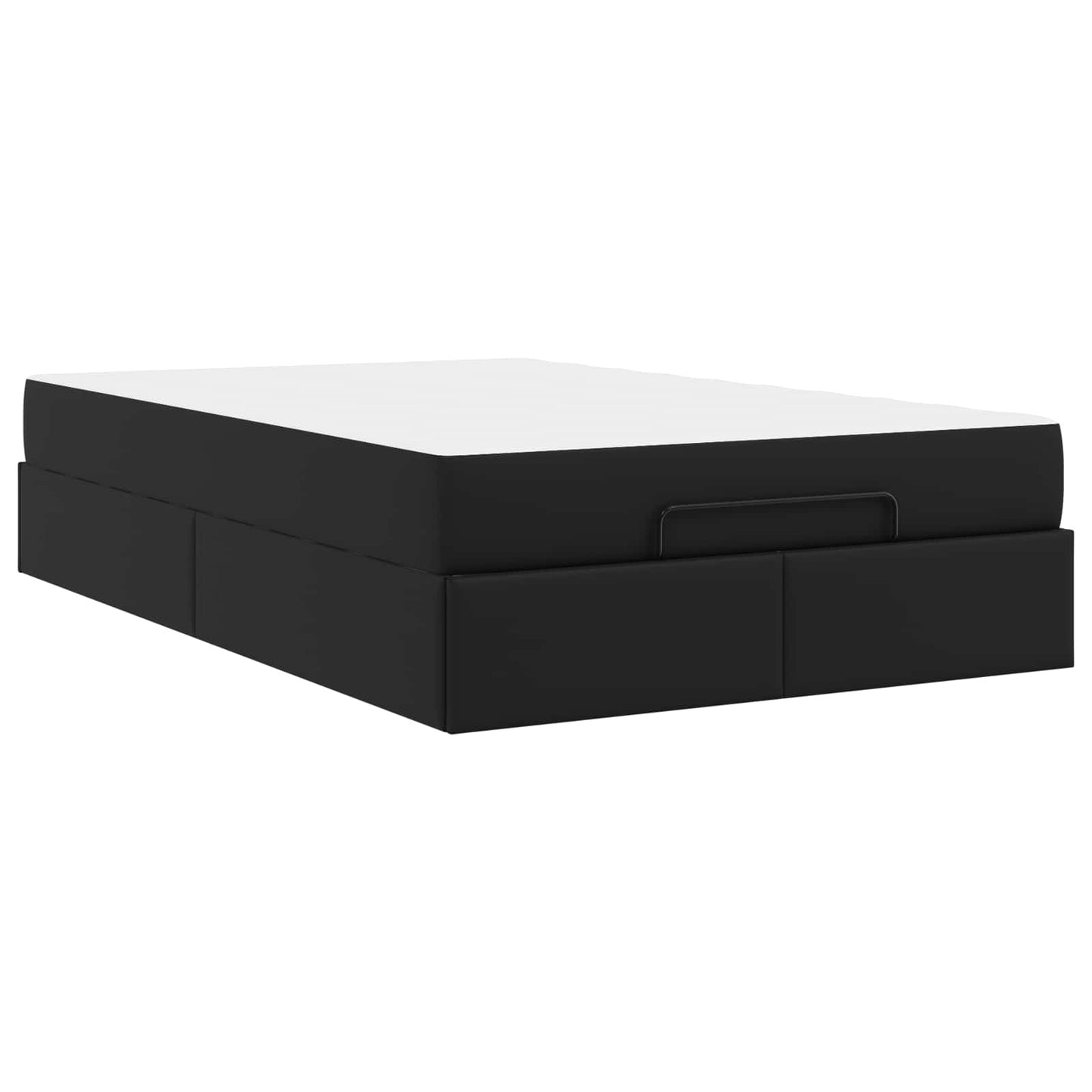 Ágykeret matraccal Egyéb 2 pcs Fekete PVC