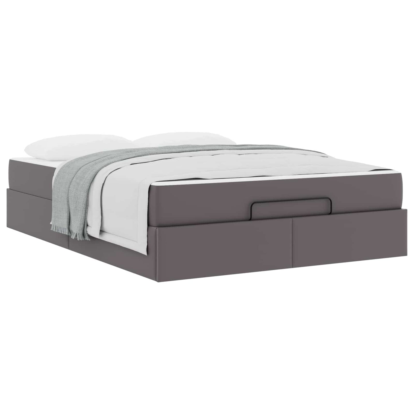 Ágykeret matraccal Egyéb 2 pcs Szürke PVC
