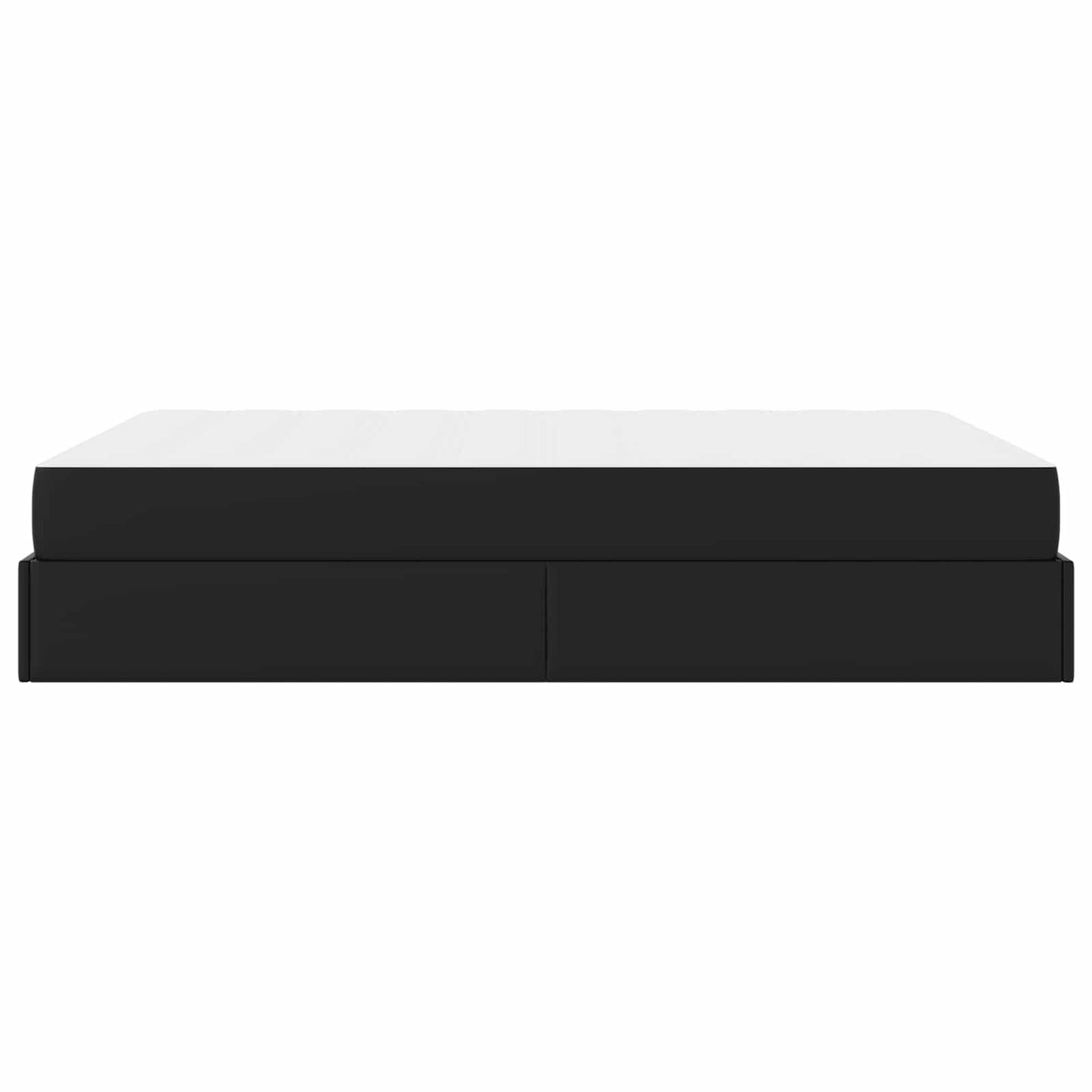 Ágykeret matraccal Egyéb 2 pcs Fekete PVC