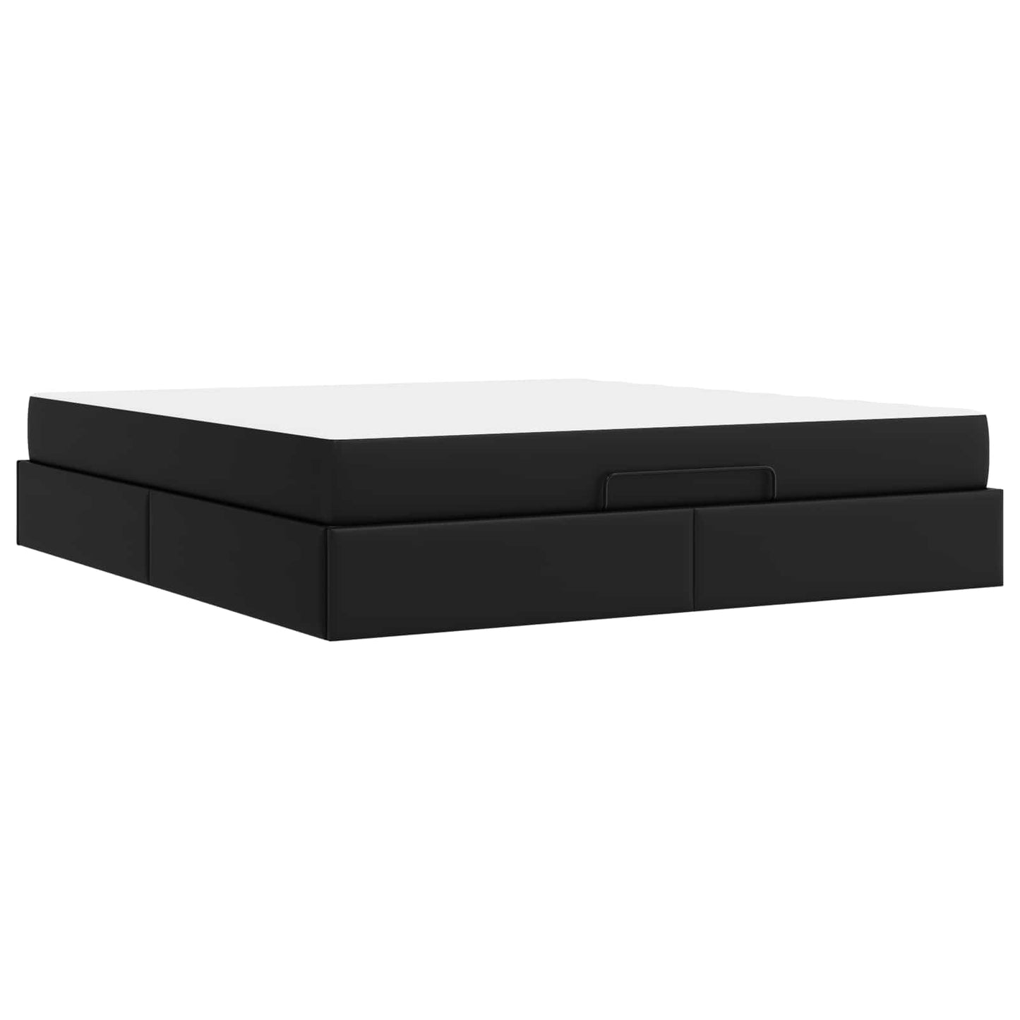 Ágykeret matraccal Egyéb 2 pcs Fekete PVC