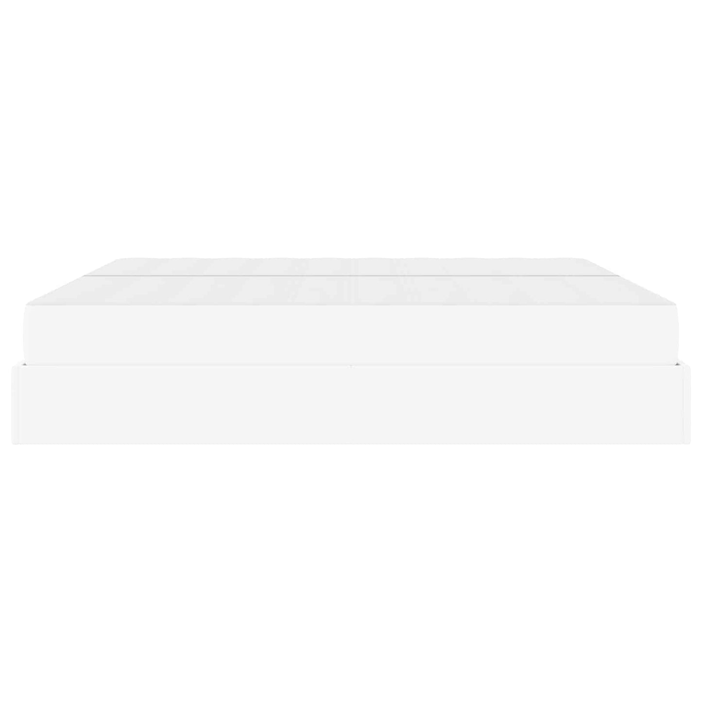 Ágykeret matraccal matracmal 2 pcs Fehér PVC