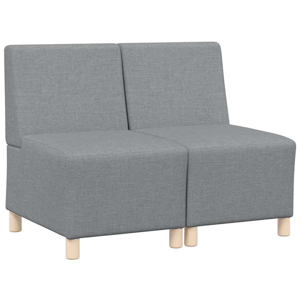 Karfa Nélküli Modularis Kanapé Egység 2 pcs Világosszürke