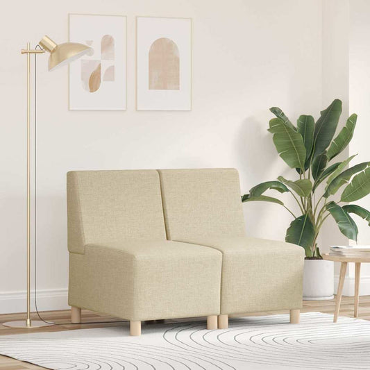 Karfa Nélküli Modularis Kanapé Egység 2 pcs Krém