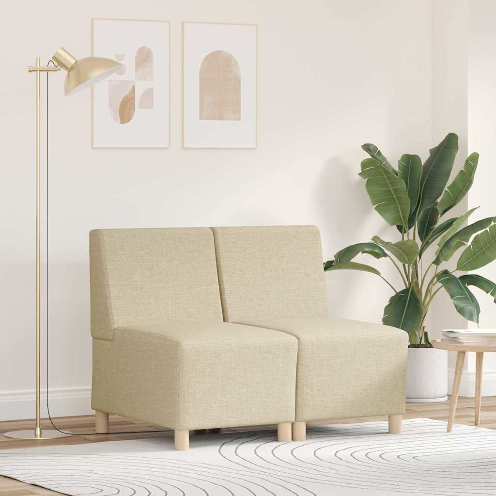 Karfa Nélküli Modularis Kanapé Egység 2 pcs Krém