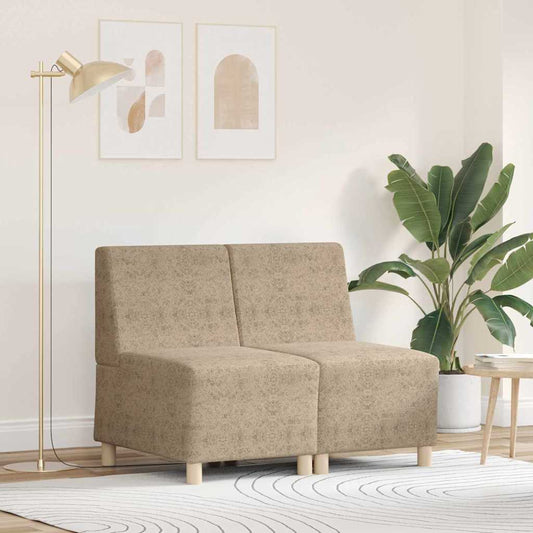 Karfa Nélküli Modularis Kanapé Egység 2 pcs Világosszürke