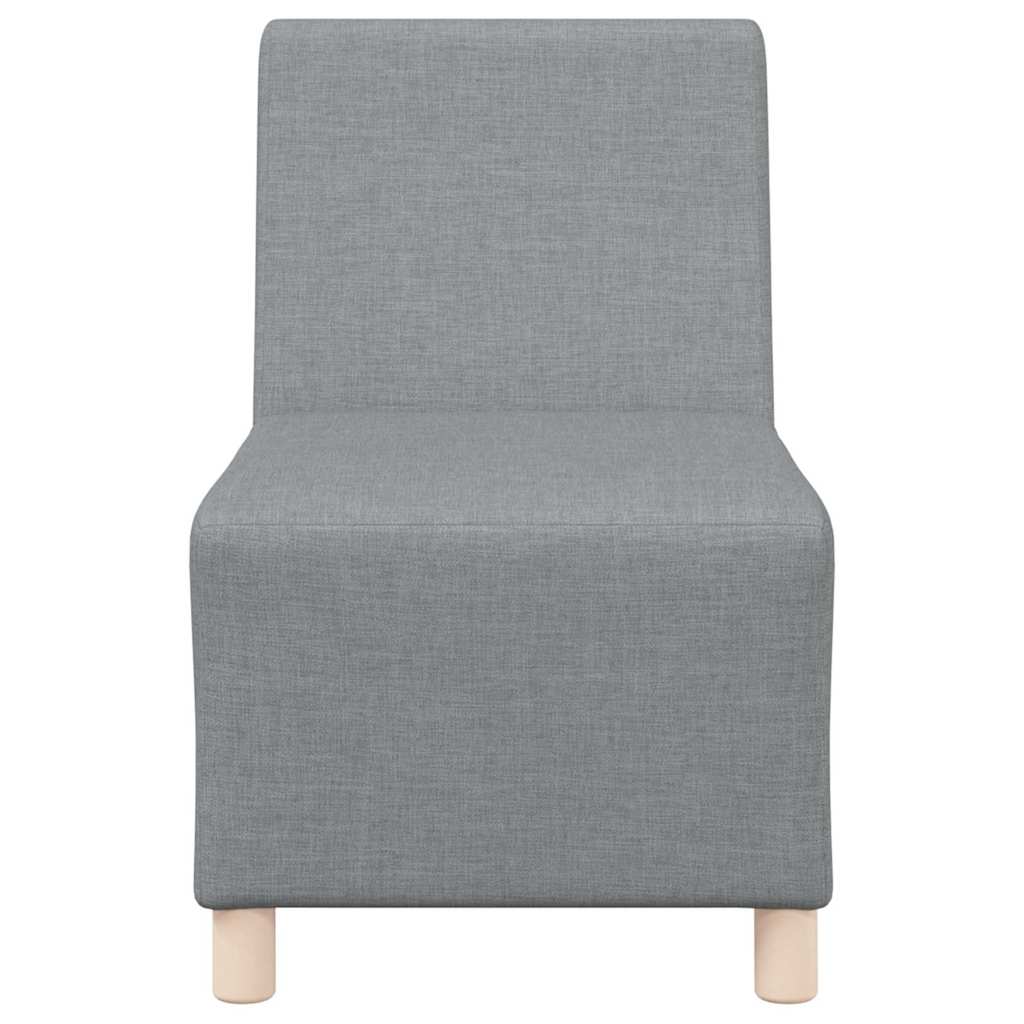 Karfa Nélküli Modularis Kanapé Egység 3 pcs Világosszürke