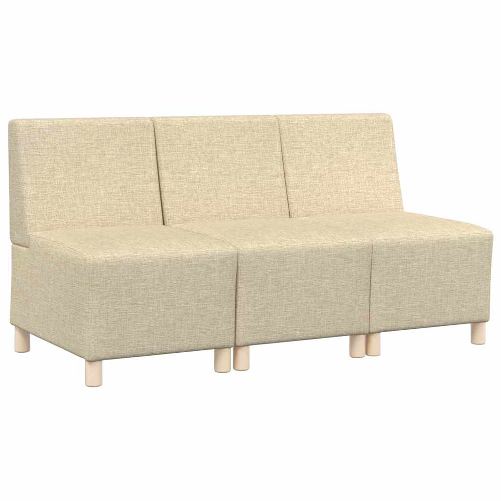 Karfa Nélküli Modularis Kanapé Egység 3 pcs Krém
