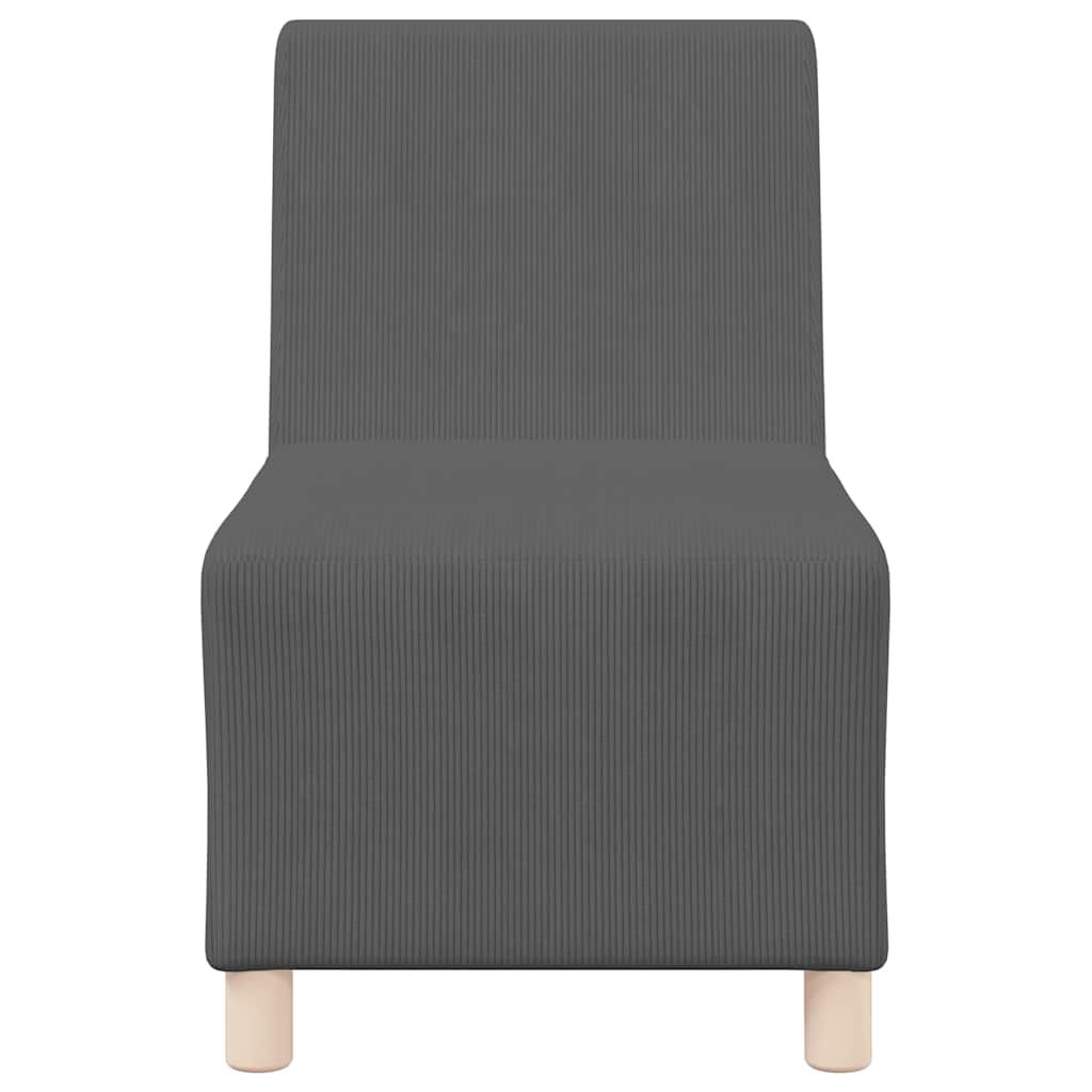 Karfa Nélküli Modularis Kanapé Egység 3 pcs Sötétszürke