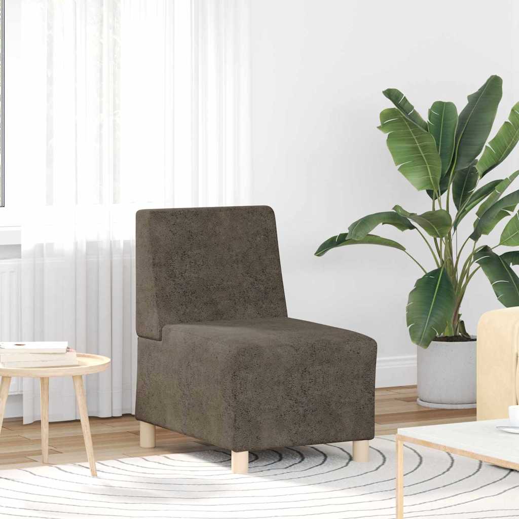 Karfa Nélküli Modularis Kanapé Egység 3 pcs Sötétszürke