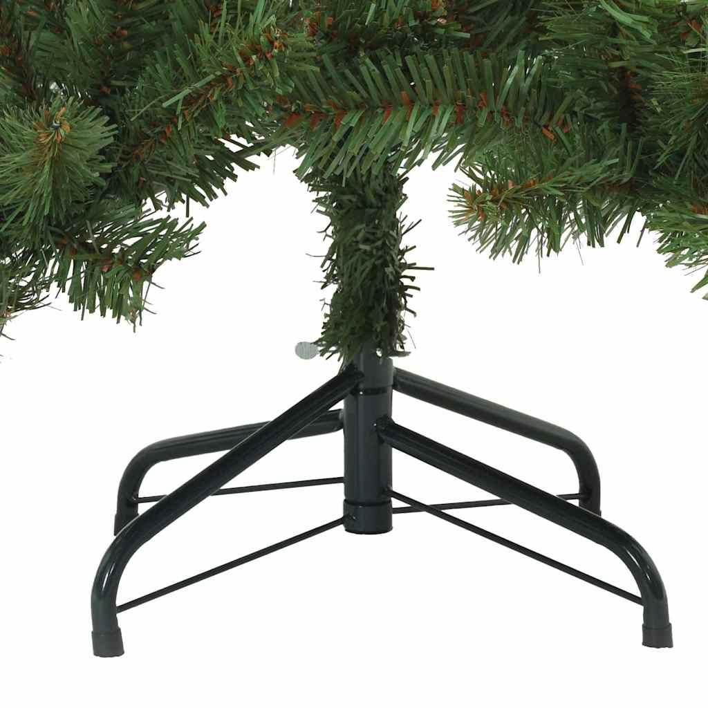 Műanyag Hajtogatós Karácsonyfa állvánnyal Zöld 150 cm PVC, acél