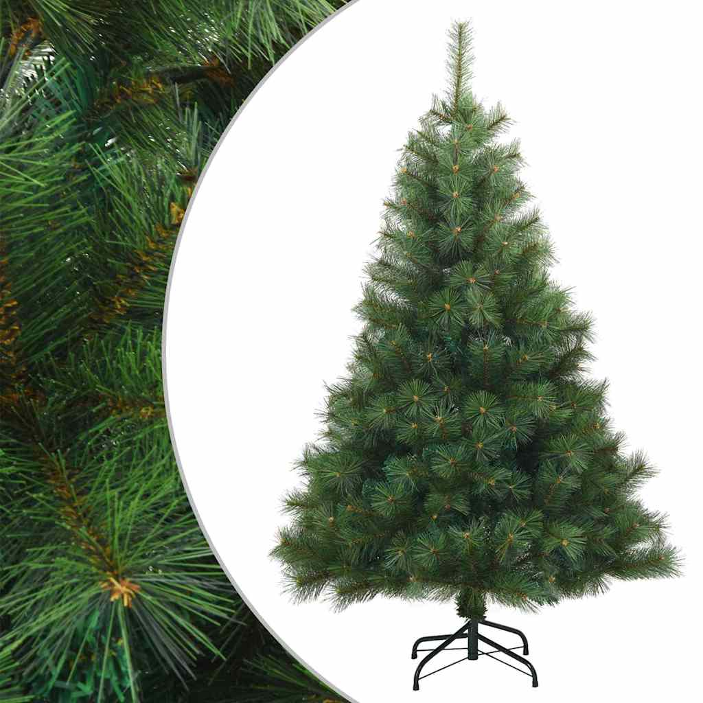 Műanyag Hajtogatós Karácsonyfa állvánnyal Zöld 120 cm PVC, acél