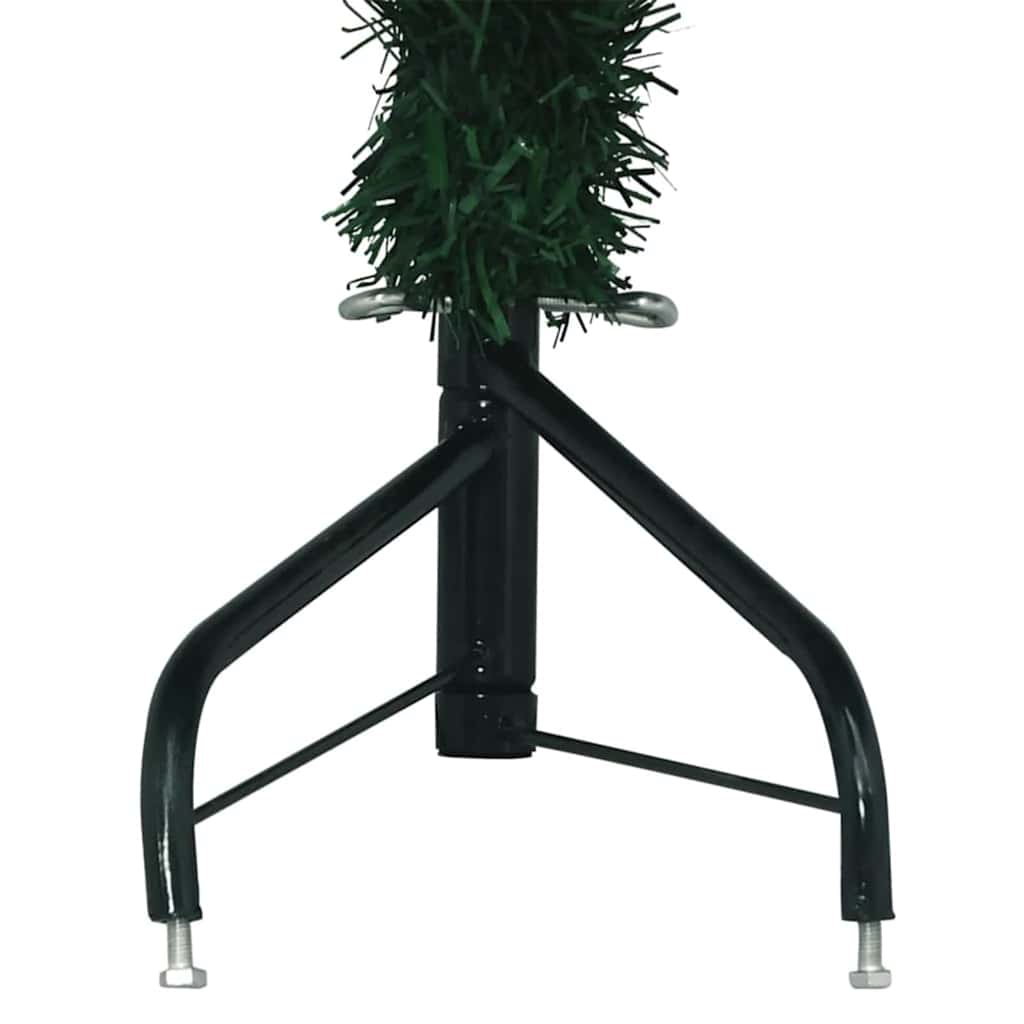 Sarok Műkarácsonyfa 300 LED-del Zöld 180 cm PVC és fém