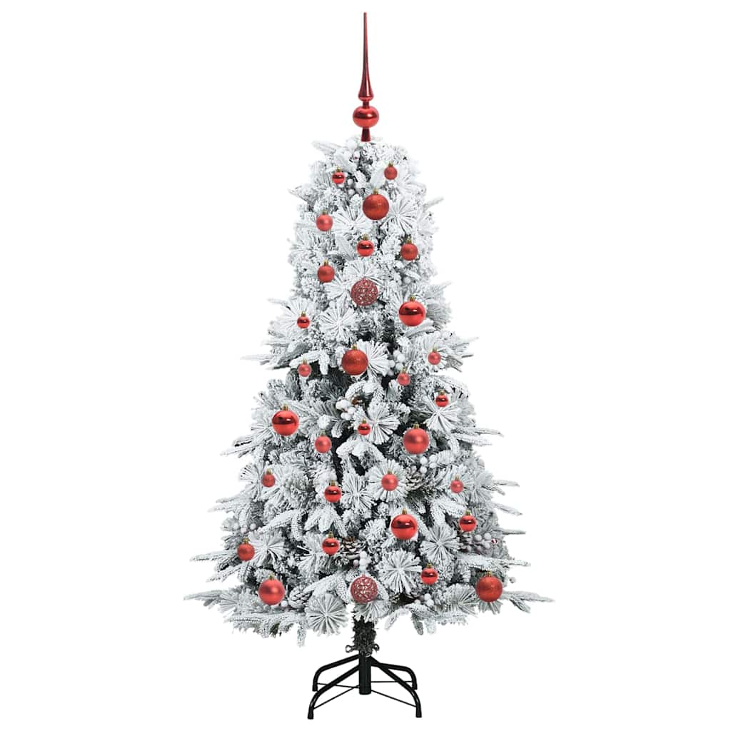 Műanyag Hajtogatós Karácsonyfa Fehér 120 cm PE és PVC