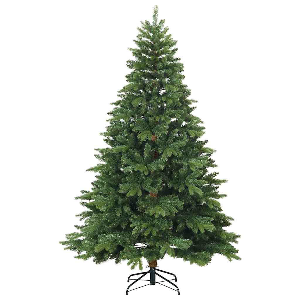 Mű karácsonyfa 300 LED-del állvánnyal Zöld 240 cm PE és PVC