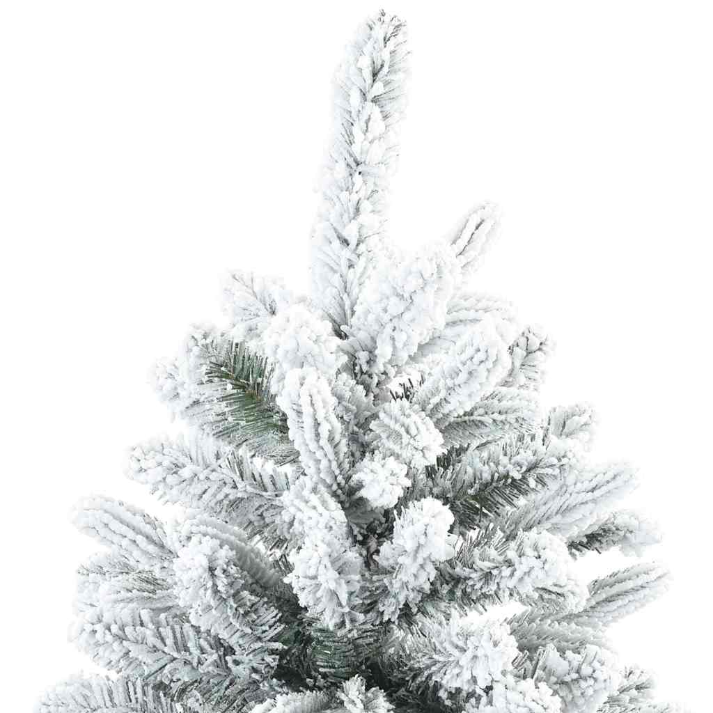Mű karácsonyfa 300 LED-del állvánnyal Fehér 210 cm PE és PVC