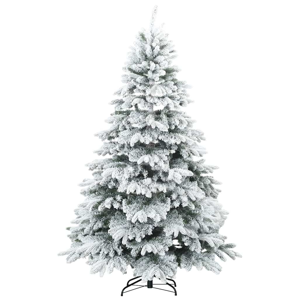 Mű karácsonyfa 300 LED-del állvánnyal Fehér 240 cm PE és PVC