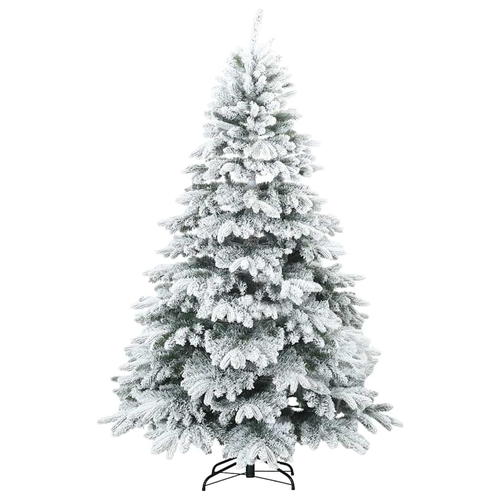 Mű karácsonyfa 300 LED-del állvánnyal Fehér 240 cm PE és PVC