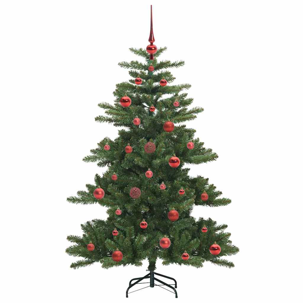 Műanyag Hajtogatós Karácsonyfa 150 LED-del Zöld 150 cm PVC