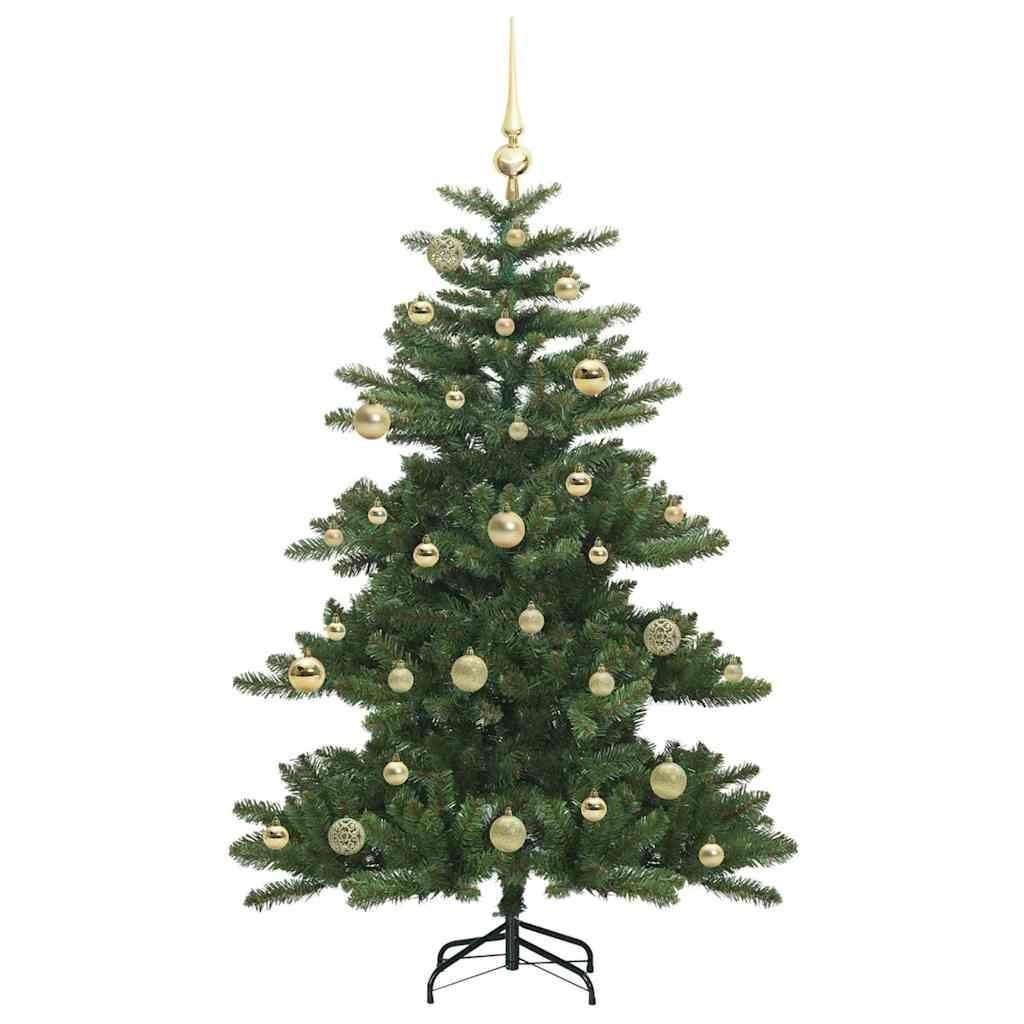 Műanyag Hajtogatós Karácsonyfa 150 LED-del Zöld 150 cm PVC