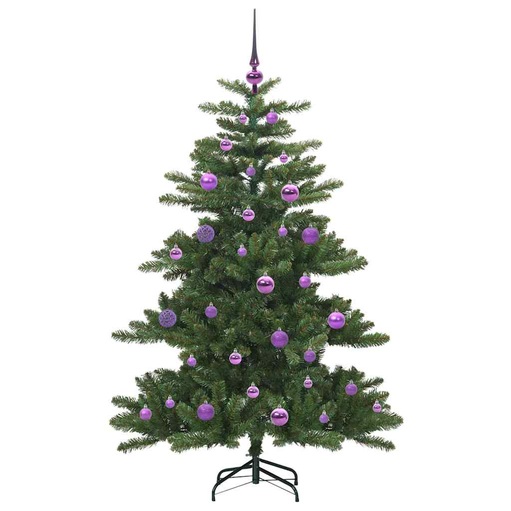 Műanyag Hajtogatós Karácsonyfa 150 LED-del Zöld 150 cm PVC
