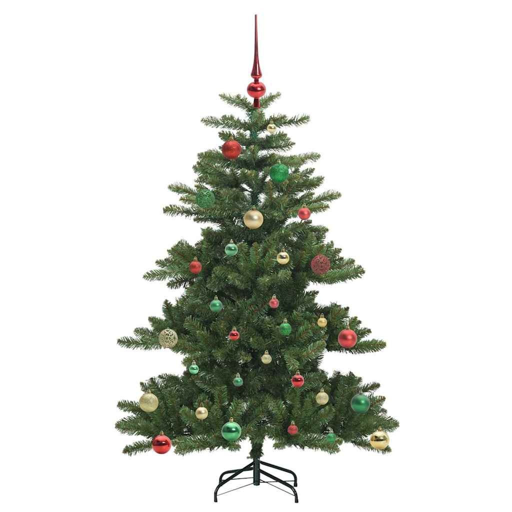 Műanyag Hajtogatós Karácsonyfa 150 LED-del Zöld 150 cm PVC
