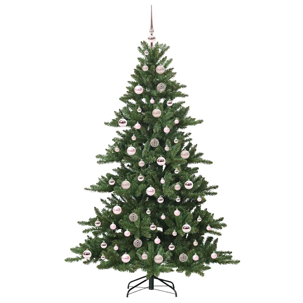 Műanyag Hajtogatós Karácsonyfa 300 LED-del Zöld 180 cm PVC