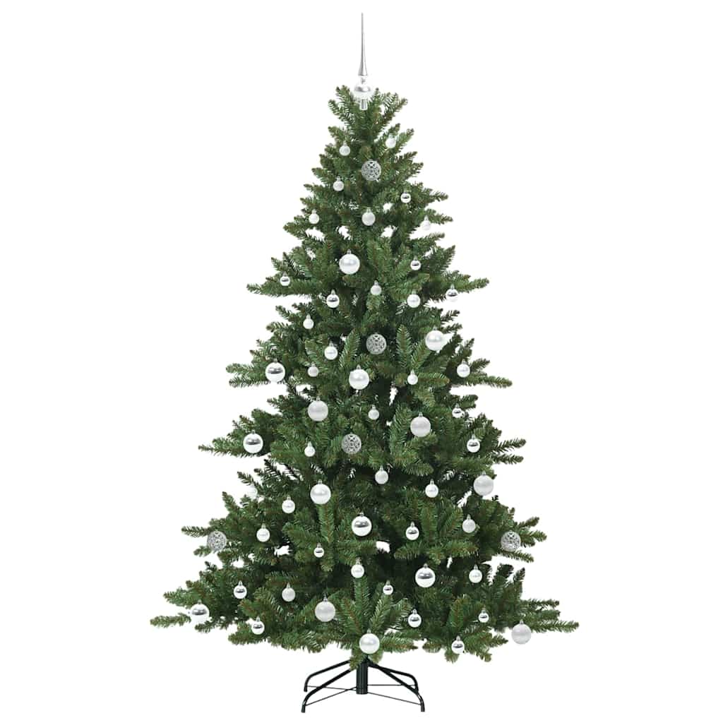 Műanyag Hajtogatós Karácsonyfa 300 LED-del Zöld 180 cm PVC