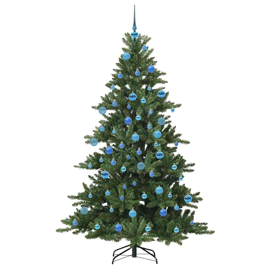 Műanyag Hajtogatós Karácsonyfa 300 LED-del Zöld 180 cm PVC