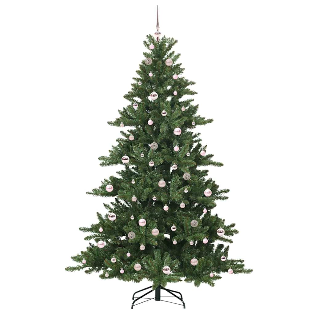 Műanyag Hajtogatós Karácsonyfa 300 LED-del Zöld 210 cm PVC