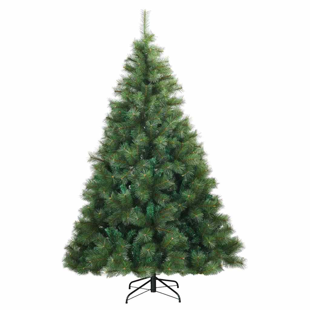Mű karácsonyfa 300 LED-del állvánnyal Zöld 180 cm PE és PVC