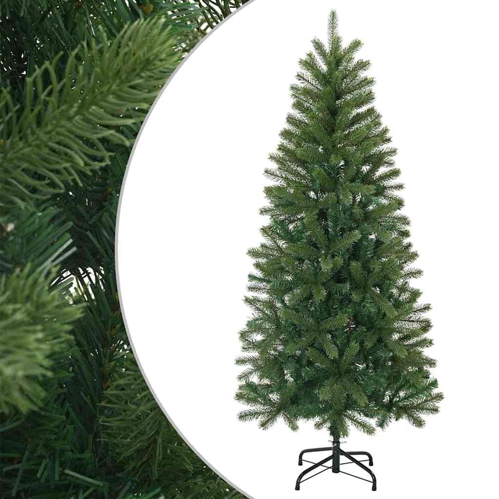 Mű karácsonyfa állvánnyal Zöld 150 cm PVC, PE és acél