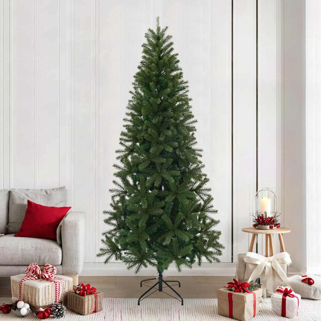 Mű karácsonyfa állvánnyal Zöld 240 cm PVC, PE és acél