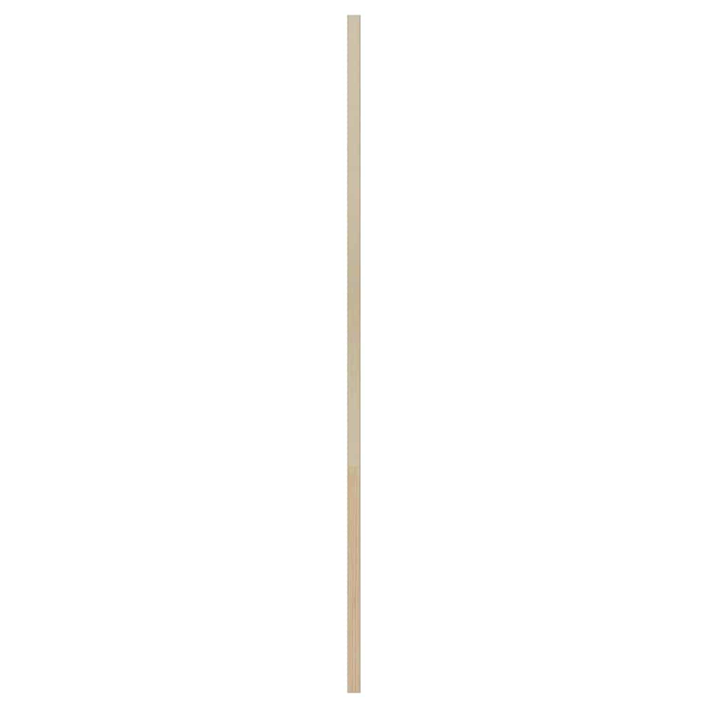 Széfajtó ajtóval Természetes 110 x 2,1 x 39,5 cm Tömör fenyőfa