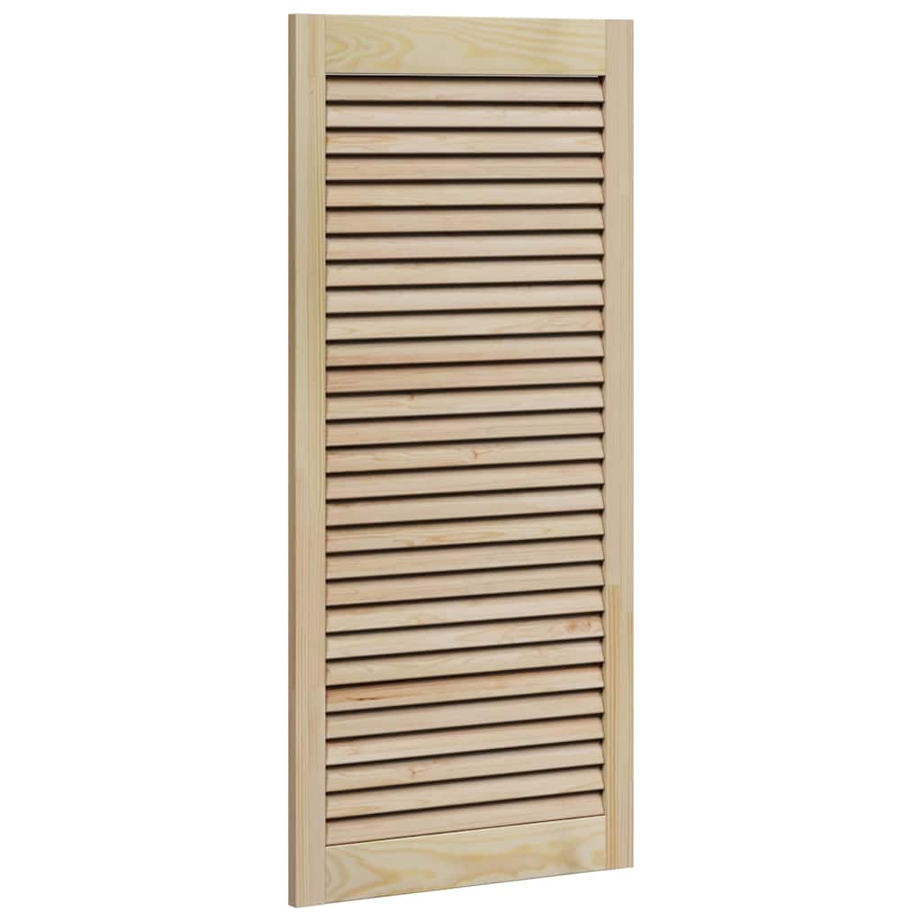 Széfajtó ajtóval Természetes 49,5 x 2,1 x 110 cm Tömör fenyőfa