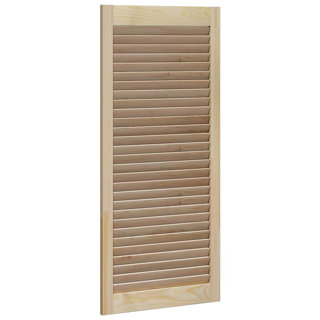 Széfajtó ajtóval Természetes 49,5 x 2,1 x 110 cm Tömör fenyőfa