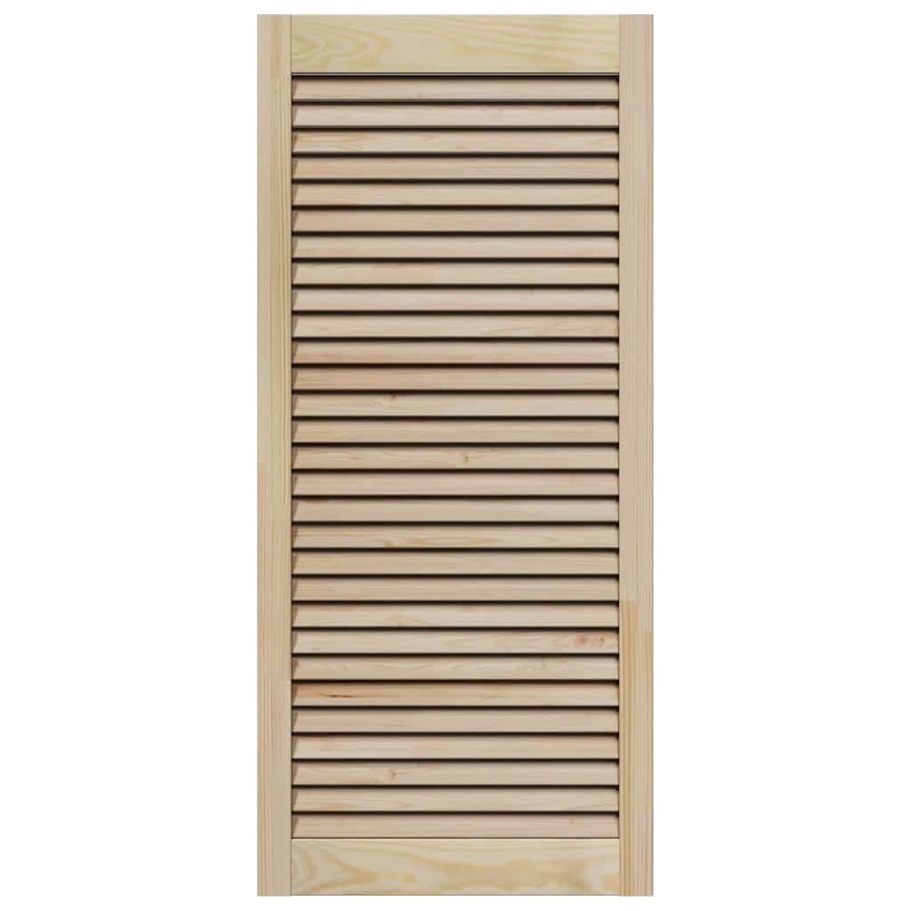 Széfajtó ajtóval Természetes 49,5 x 2,1 x 110 cm Tömör fenyőfa