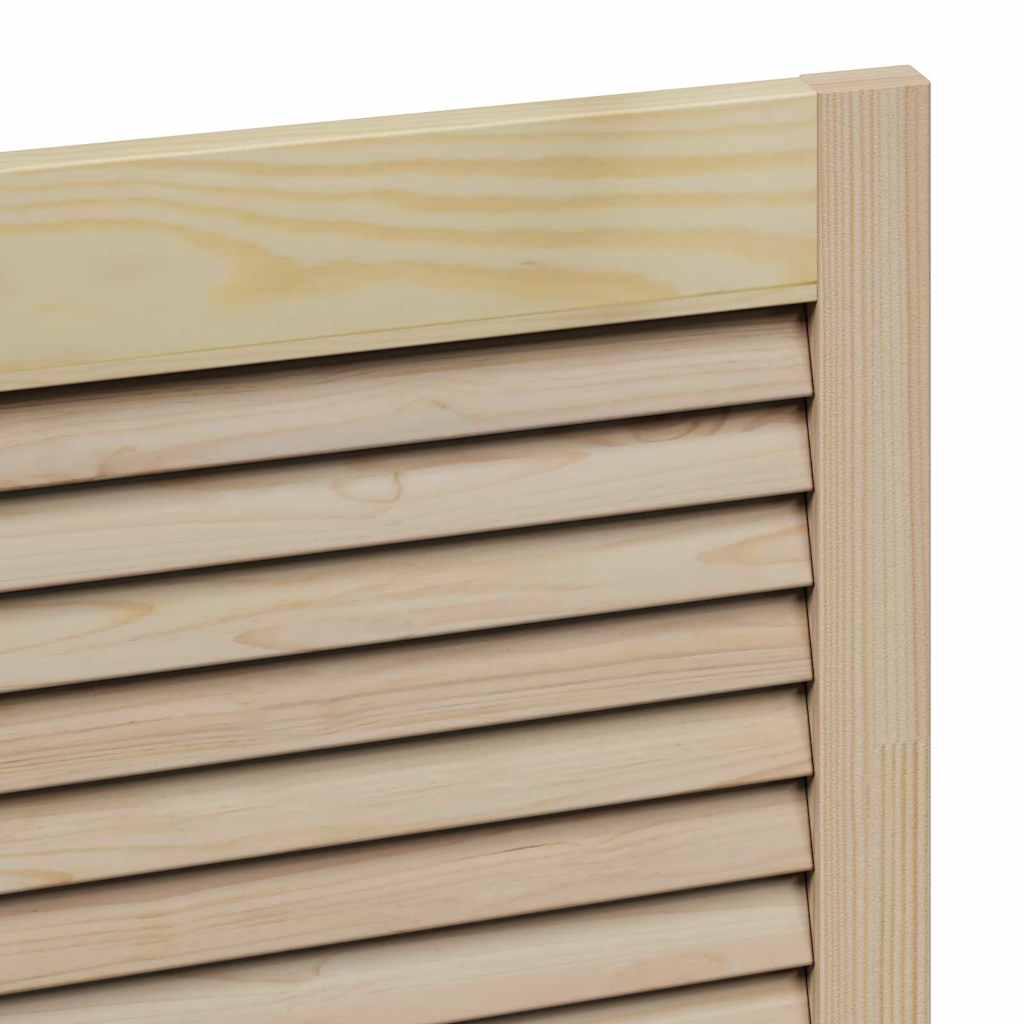 Széfajtó 2 pcs Természetes 49,5 x 2,1 x 110 cm Tömör fenyőfa