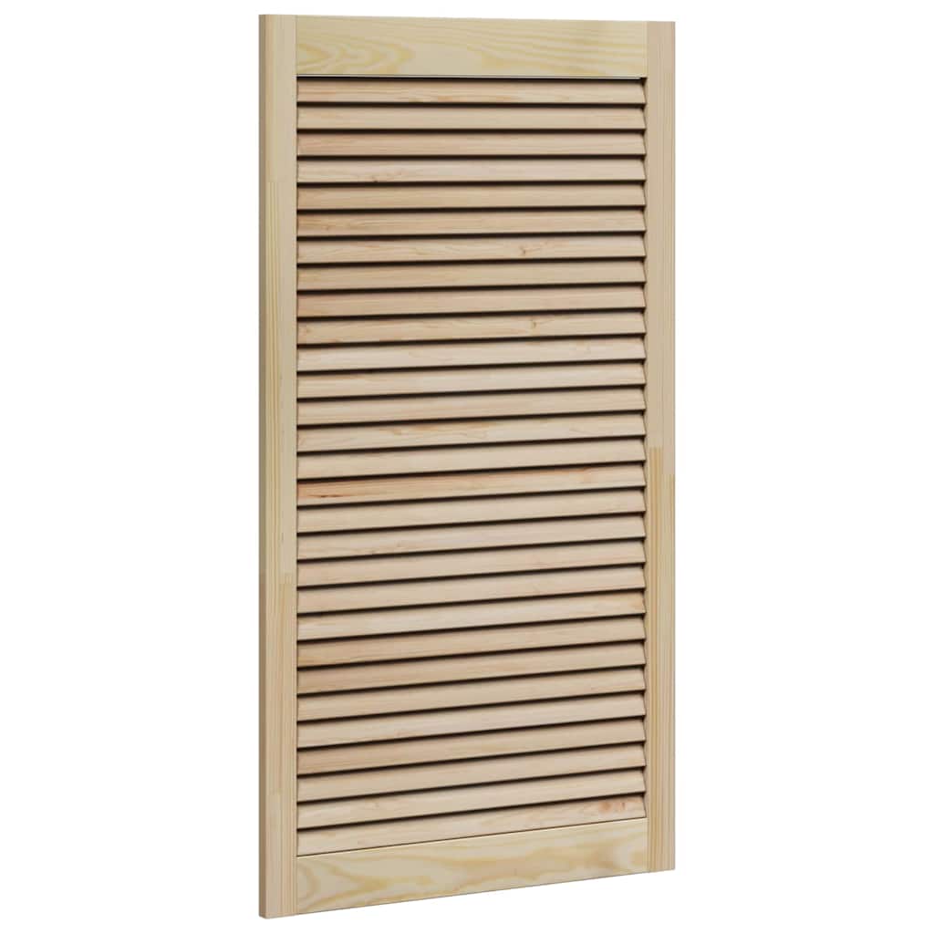 Széfajtó ajtóval Természetes 110 x 2,1 x 59,5 cm Tömör Fenyőfa