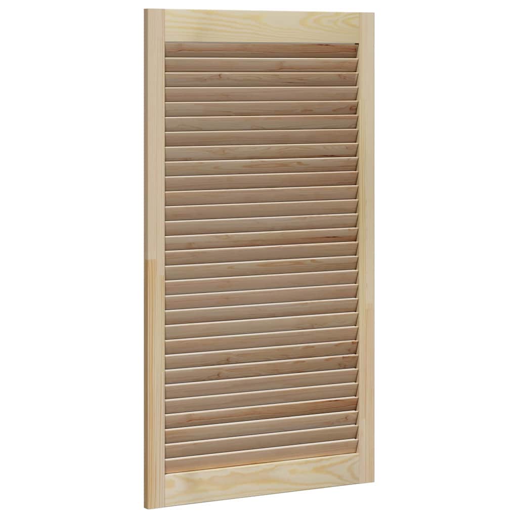 Széfajtó ajtóval Természetes 110 x 2,1 x 59,5 cm Tömör Fenyőfa