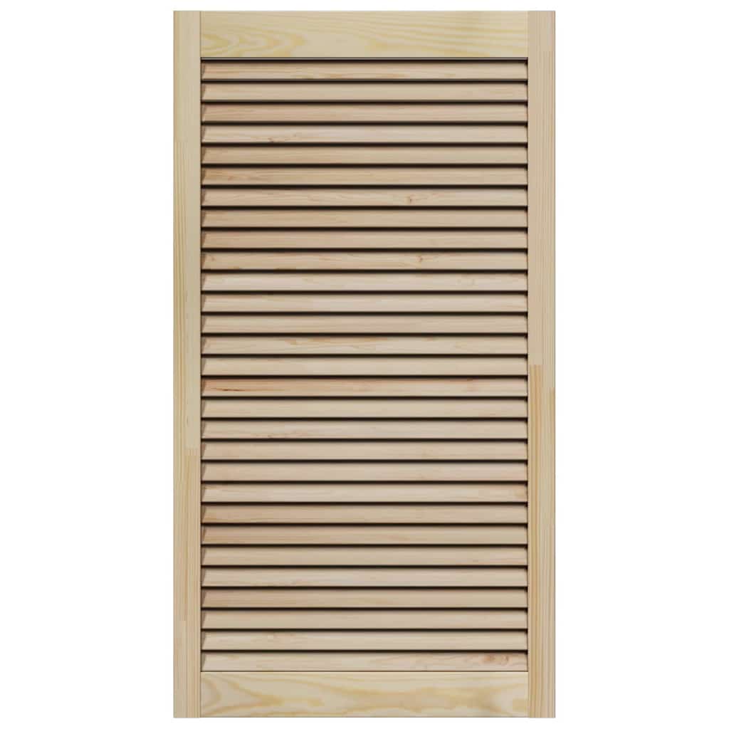 Széfajtó ajtóval Természetes 110 x 2,1 x 59,5 cm Tömör Fenyőfa