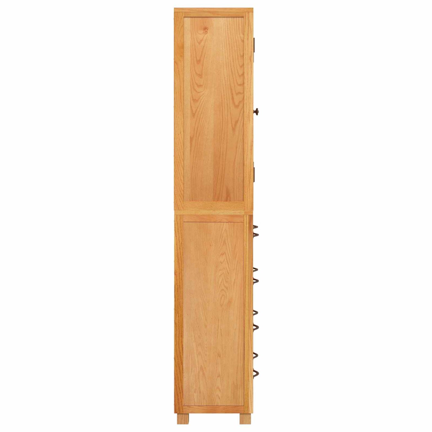 Tároló bútor készlet fiókkal 2 db Természetes 80 x 35 x 185 cm